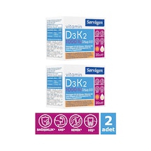 Sorvagen Vitamin D3K2 Damla 20 Ml (1000 IU) - 2 Adet