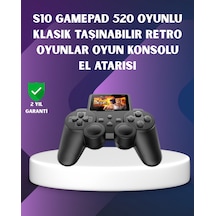 500 Dahili Oyunlu Taşınabilir Retro El Konsolu2.4 İnç Renkli Ekranlı