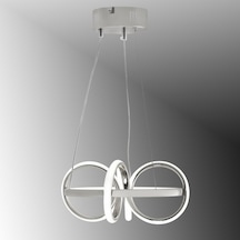 Tt003-kr Tt Ayd. Sarı Işık Sarmal Modeli Krom Kaplama Led Avize Krom