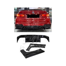 BMW F30-F80 M3 Difüzör 3 Parça Plastik F80 M3 Arka-Tampon-Difizör