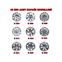 Rıms Toyota Yaris Uyumlu 15 Inc Jant Kapağı Takımı Logolu