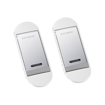 Maiyame Beyaz Plastik Dizüstü Bilgisayar Yükseltici Standı - Katlanabilir Masaüstü Tutucu Çift Paket