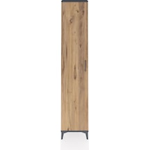 Arges Dolap 5 Raflı Tek Kapaklı 44x30x221 Antrasit-çam Antrasit
