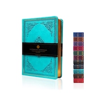 Vj 1183 Vintage Old Book 12x17 Cm Çizgili 128 Yaprak Defter A.mavi 80 Gr. Çeşitli Renk Ve Desen