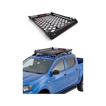 Ford Ranger F150 2014-2020 Uyumlu Araca Özel Dakar Tavan Sepeti 120x140 Cm Siyah