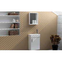 Ece Banyo Slim Smart 45 Cm Banyo Dolabı Seti 22Sss001045E
