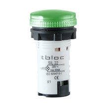 Tbloc Sıl22-24 Yeşil Sinyal Lambası Led 24v
