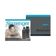 Slazenger Parfüm Edt 125ml + 150ml Erkek Deodorant Kofre Set Mavi