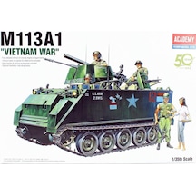 Academy 13266 1/35 Ölçek, M-113a1 Apc Vietnam Zırhlı Personel Taşıyıcı, Plastik Model Kiti-48946