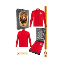 Galatasaray Fermuarlı Dik Yaka Antrenman Sweat Kutulu 001