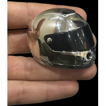 Gümüş Mini Kask Gazlı Çakmak 709728