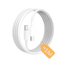 Type C-c, 1metre, 60watt Pd Hızlı Şarj Kablosu, Tpe Dış Yüzey, İphone 15/16/17 Ve Android İçin, Iph 1ad X 1metre Açık Gri