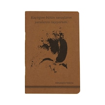 Fernando Pessoa Kraft Defter Çok Renkli