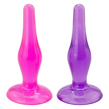 X-sense Pembe Ve Mor Vantuzlu Jel Anal Plug Set