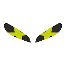 Cf Moto Cf Moto 250 Sr 2020 - 2023 Uyumlu Far Sticker X Flo Sarı