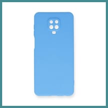 Trendexa Redmi Note 9 Pro Kılıf Nano İçi Kadife Silikon - Mavi Mac