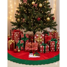 Yılbaşı Ağaç Örtüsü Elyaf Kabartma Noel Baba Figür Diğer