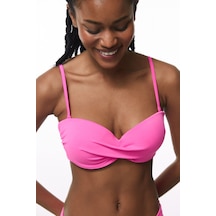Penti Pembe Straplez Cup Toparlayıcı Balenli Straplez Bikini Üstü