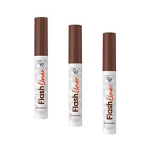 Tr Colored Eyeliner - 111 Chocolate - Renkli Likit Eyeliner 3 Paketi Diğer