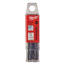 Milwaukee 5.0x86 MM HSS-R Metal Matkap Ucu DIN 338 (10'lu Paket)