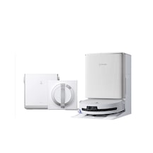 Ecovacs T90 Omni Robot Süpürge + W2 Pro Omni Cam Silme Robotu 2'li Temizlik Seti Beyaz