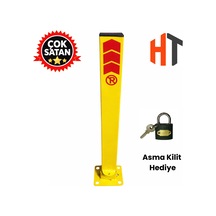 Kilitli Otopark Direği - 60 Cm Asma Kilit Hediyeli