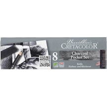 Cretacolor Charcoal Pocket Set 8 Parça Set 460 08