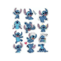 Lilo And Stitch Temalı Laptop Telefon Tablet Sticker Seti
