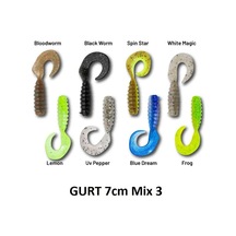 Hanfish Gurt 70 7cm Silikon Yem 8 Adet Mix 3