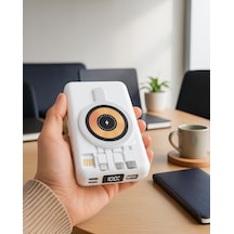 Lcd Ekranlı Manyetik Powerbank Type C Girişli Uczzzpw122-6 Çok Renkli