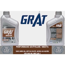 GRAT 620501 MOTOR YAĞI 1 LITRE 20W50 API SL CF