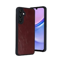 Newface Samsung Galaxy A37 5g Aras Deri Kapak - Bordo