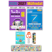 1'den 2'ye Hazırlık Kitabı 2026 Yaz Tatili 2. Sınıf Zoru Bankası Tüm Dersler İngilizce Kelime Set