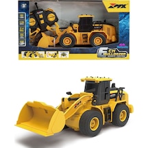1:24 Uzaktan Kumandalı Şarjlı 6 Kanallı Dozer Kepçe İş Makinası Oyuncağı