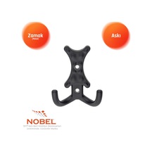 Enez Askı, Metal Vestiyer Askısı, 37 Gr, Dolap Ve Duvar Askılığı, Matsi Yah Vidalı