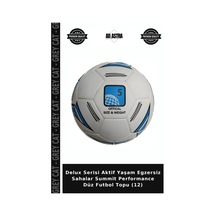 Delux Serisi Aktif Yaşam Egzersiz Sahalar Summit Performance Düz Futbol Topu 12 Çok Renkli