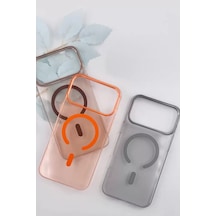 Joko Apple iPhone Uyumlu  17 Pro Max Uyumlu Pc Blank Magsafe Kapak - Şeffaf
