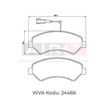 Art Ön - İkaz Kablolu Balata Fıat Ducato 250 11- Peugeot Boxe