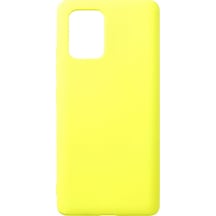 Samsung Galaxy Uyumlu A91 / S10 Lite İçi Kadife Kaplı Esnek Silikon Kapak Ryc/ Nano Lansman Sarı