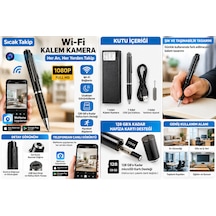 Wi-fi 1080p Full Hd Taşınabilir Video Kayıt Cihazı 128 Gb Hafıza Kartı Destekli