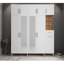 Açelya Portmanto Vestiyer Çam Beyaz175cm M10