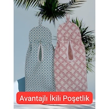 Mavi Ve Pembe Poşetlik Düzenleyici Avantajli Ikili Set