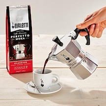 -: 3 Cups Ocak Üstü Espresso Pişirici - 130ml - Gümüş Renk - Alüminyum Gövde - Patentli Güvenlik Valfi - Tüm Ocak Türleri İçin Uygundur İndüksiyon Hariç Aeropress