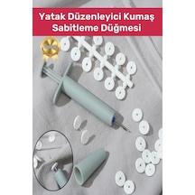 Premium Yorgan Kılıfı Çarşaf Tutucu Sabitleyici Yatak Düzenleyici Kumaş Sabitleme Düğmesi
