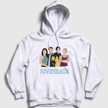 Presmono Unisex Silhouettes Riverdale Kapüşonlu Sweatshirt