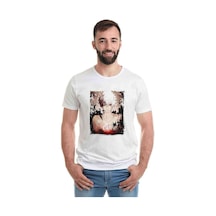 Anime Tokyo Ghoul Anteiku Baskılı Beyaz Erkek Tshirt (531000664)