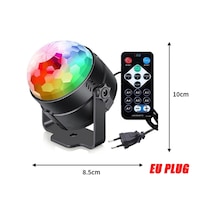 Treasure Led Sahne Disko Işığı Dönen Dj Topu Strobe Uzaktan Ses