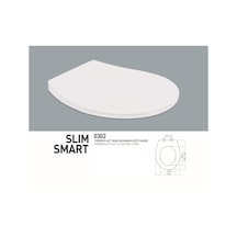 Karen Banyo Slim Smart Thermoplast Yavaş Kapanan Klozet Kapağı 0302