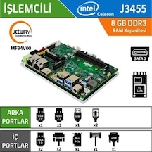 Jetway 3.5' Sbc Mf94v00 J3455 2lan 4usb Hdmı Anakart