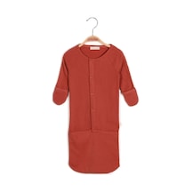 Zeyland Unisex Bebek Önden Çıtçıtlı Uyku Tulumu - Kıremıt Kiremit